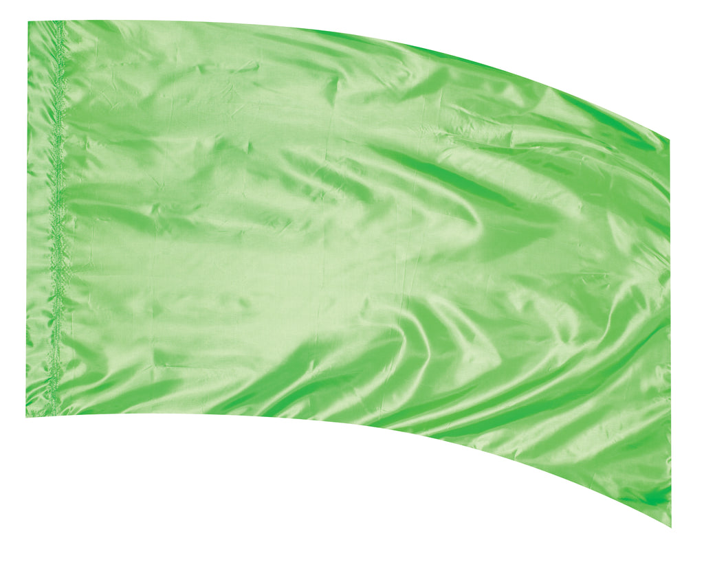 POLY CHINA SILK - RECTANGLE - LIME GREEN
