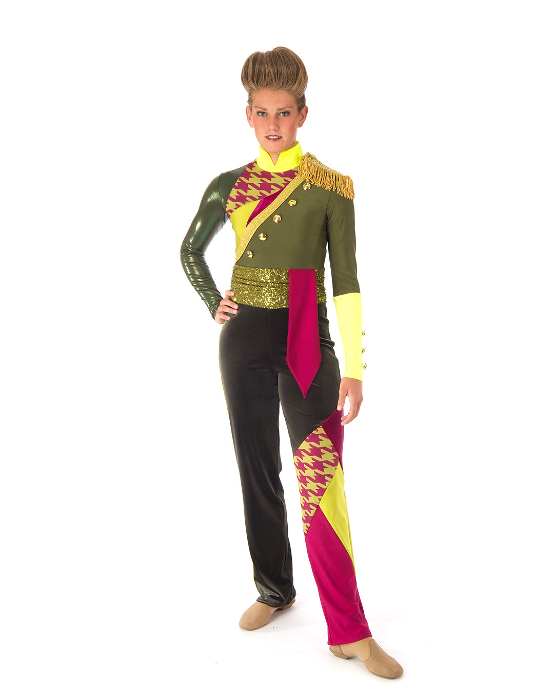 Dress Up America Drum Major Costume for Kids - Red Marching Band Uniform  for Boys : Clothing, Shoes & Jewelry 